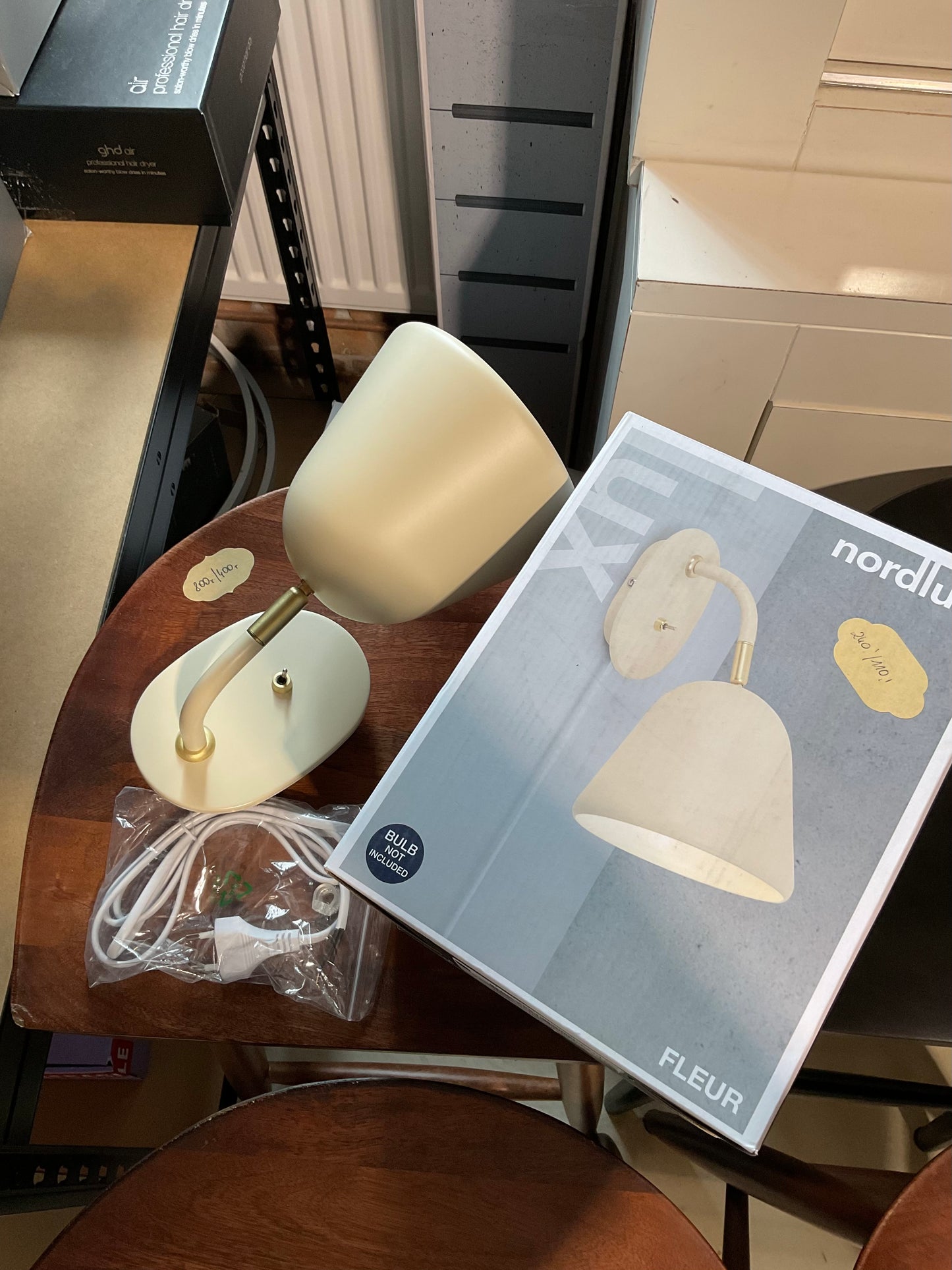 Kinkiet FLEUR  jasny beż