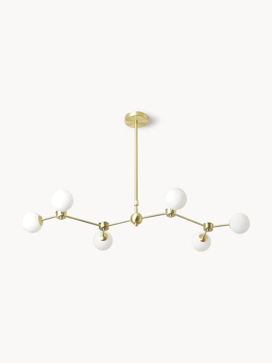 Lampa wisząca ze szkła opalowego Aurelia