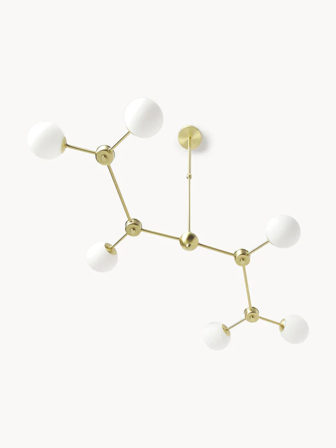 Lampa wisząca ze szkła opalowego Aurelia