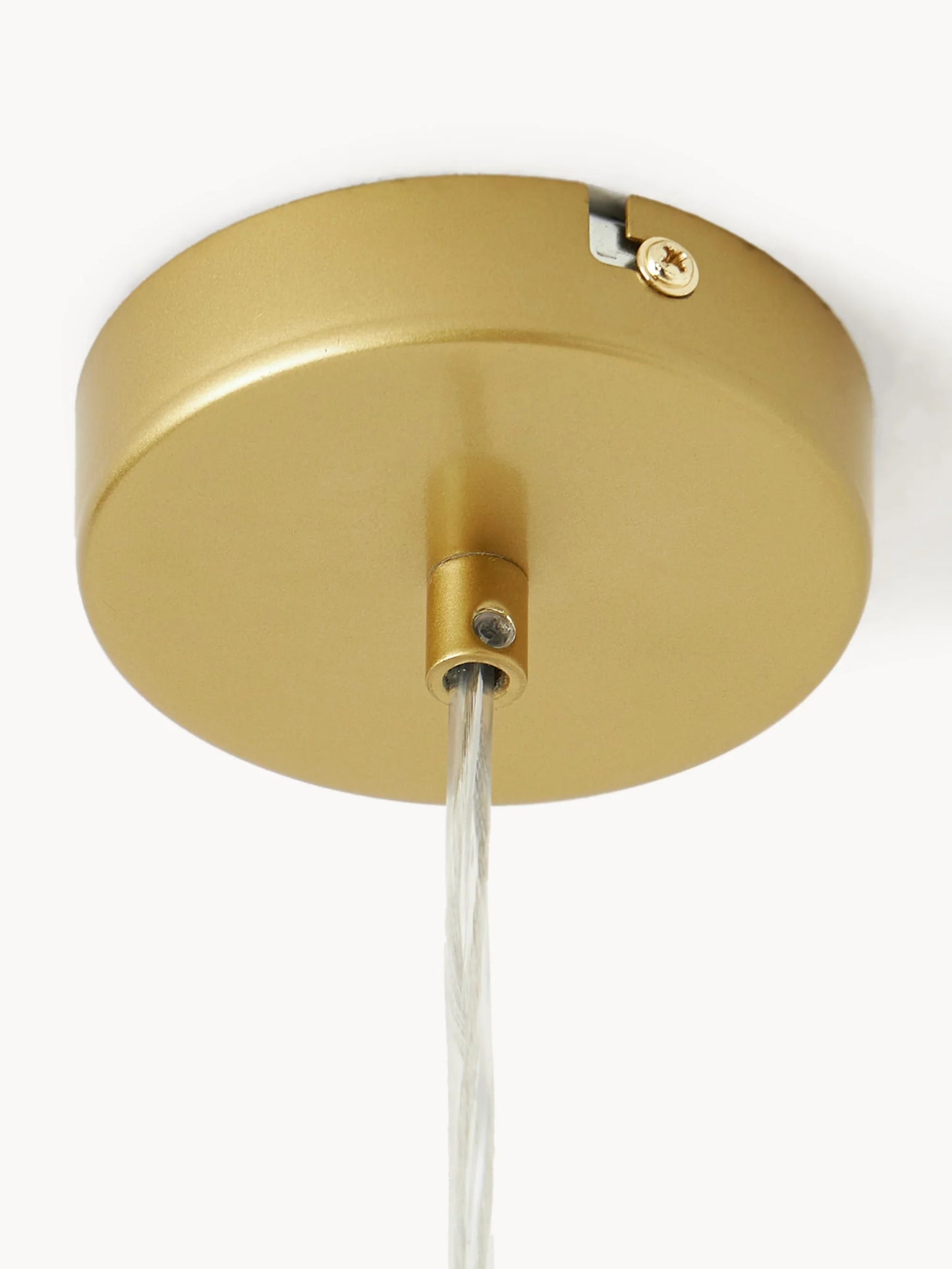 Lampa wisząca ze szkła dymionego Chloe