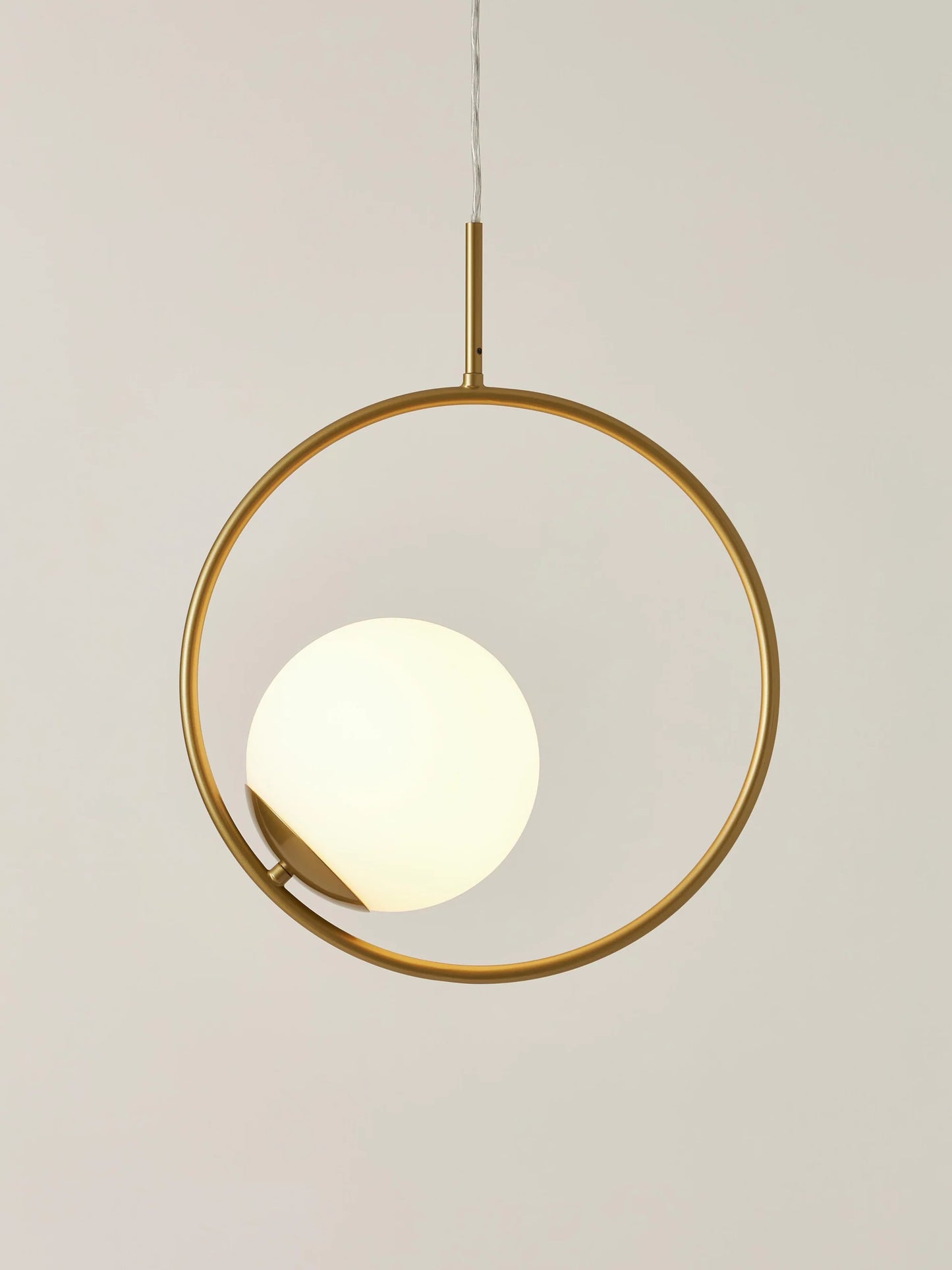 Lampa wisząca ze szkła dymionego Chloe