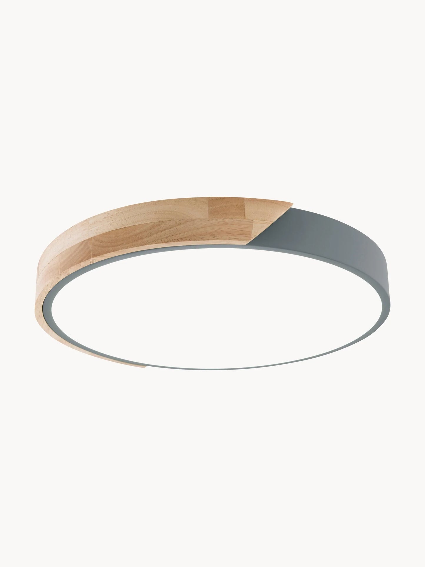 Lampa sufitowa LED z drewnianym dekorem Benoa