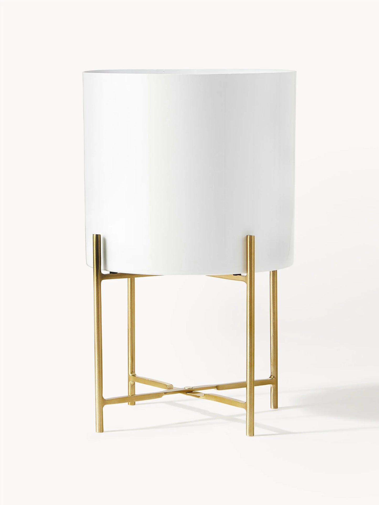 Komplet osłonek na doniczkę z metalu Mina, 2 elem.