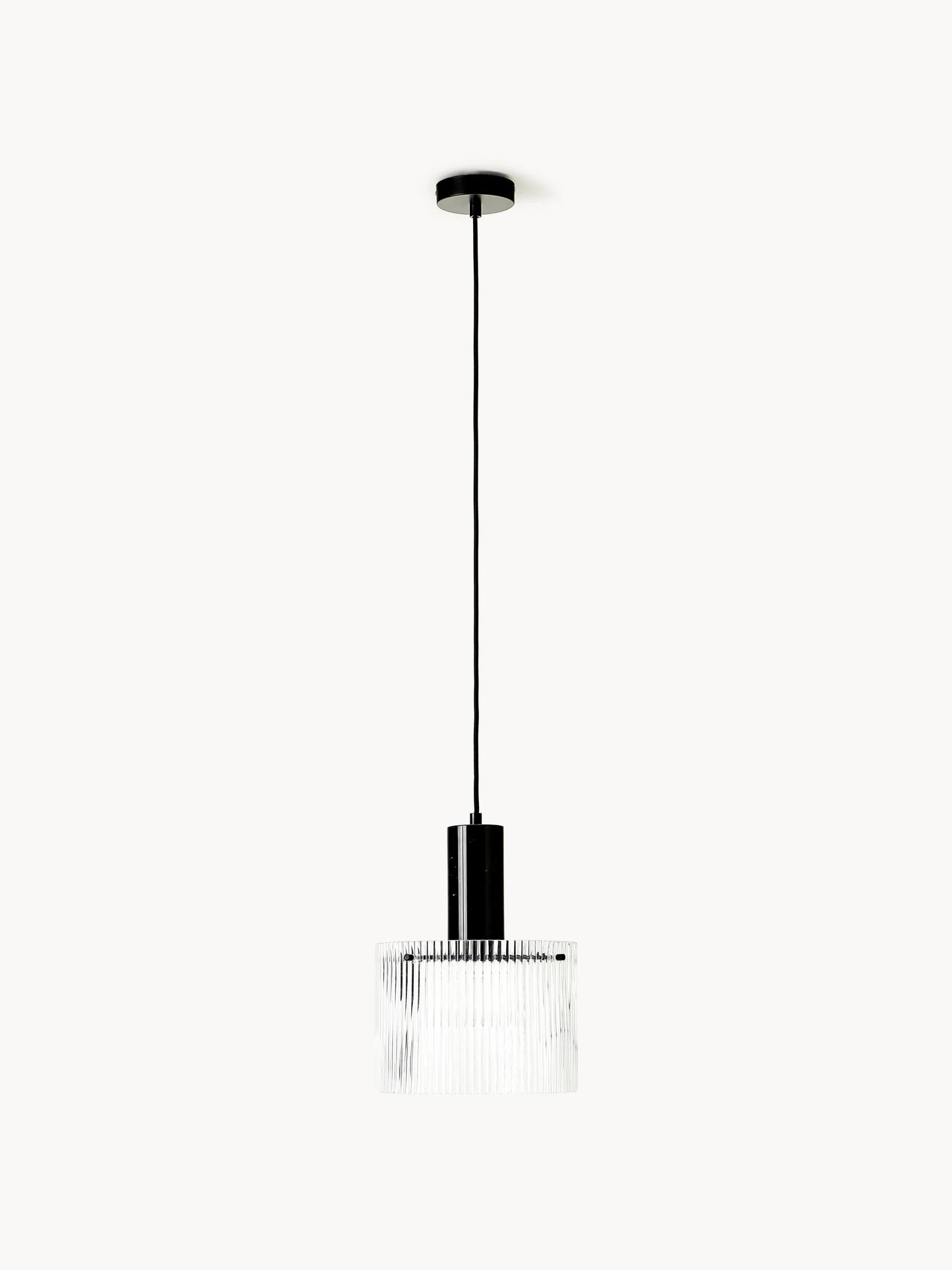 Lampa wisząca z ryflowaną powierzchnią Revolve