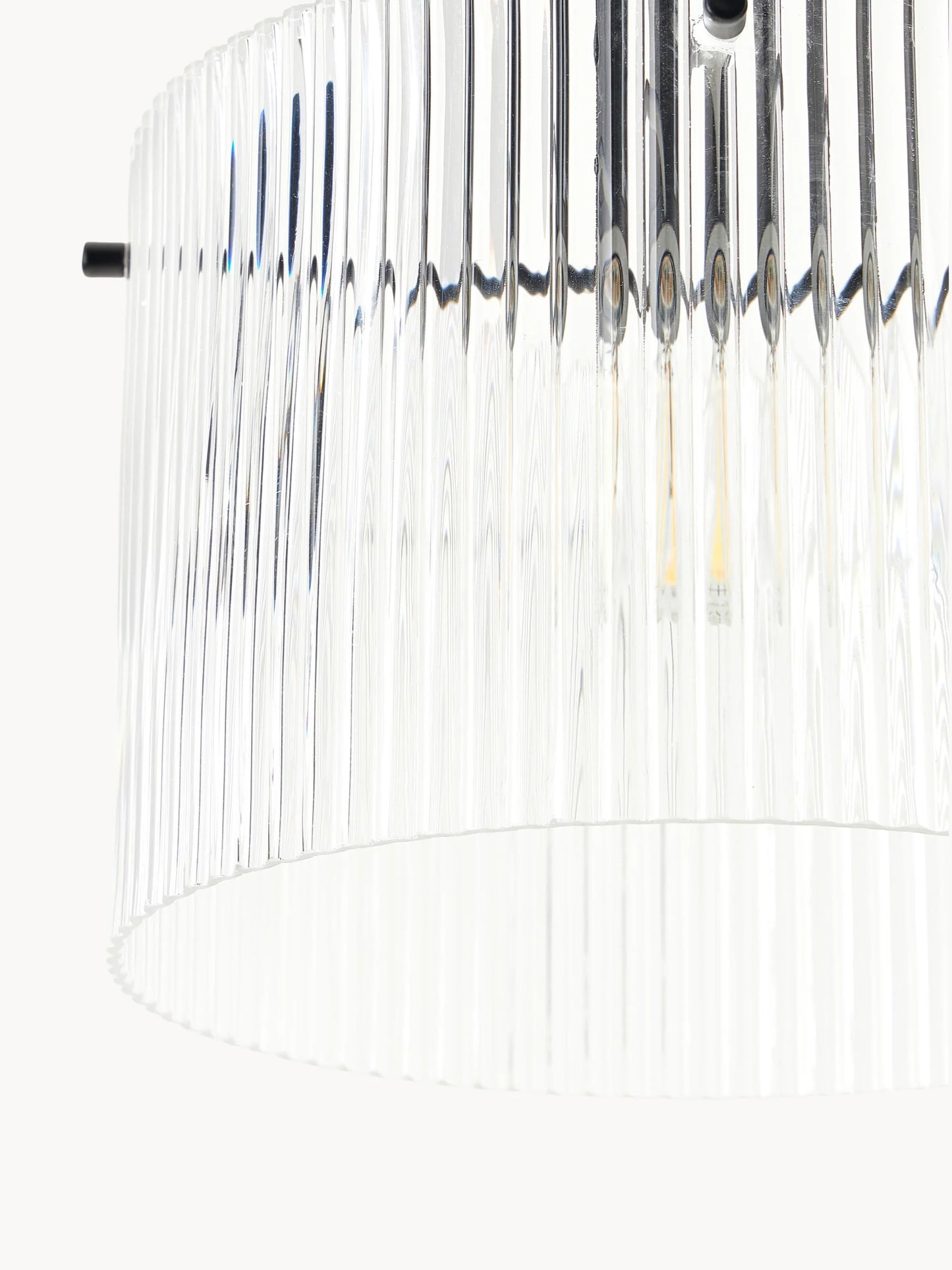 Lampa wisząca z ryflowaną powierzchnią Revolve