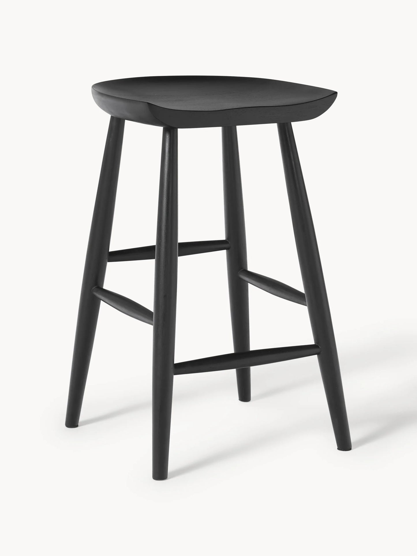 Stołek barowy z drewna mangowego Nino