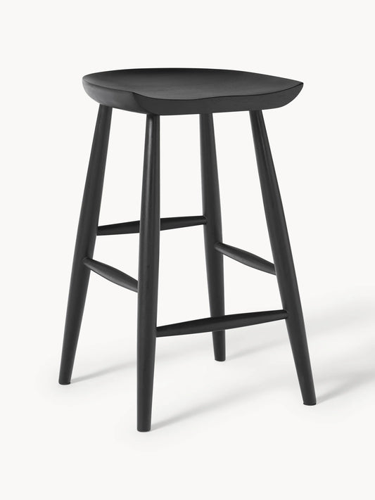 Stołek barowy z drewna mangowego Nino