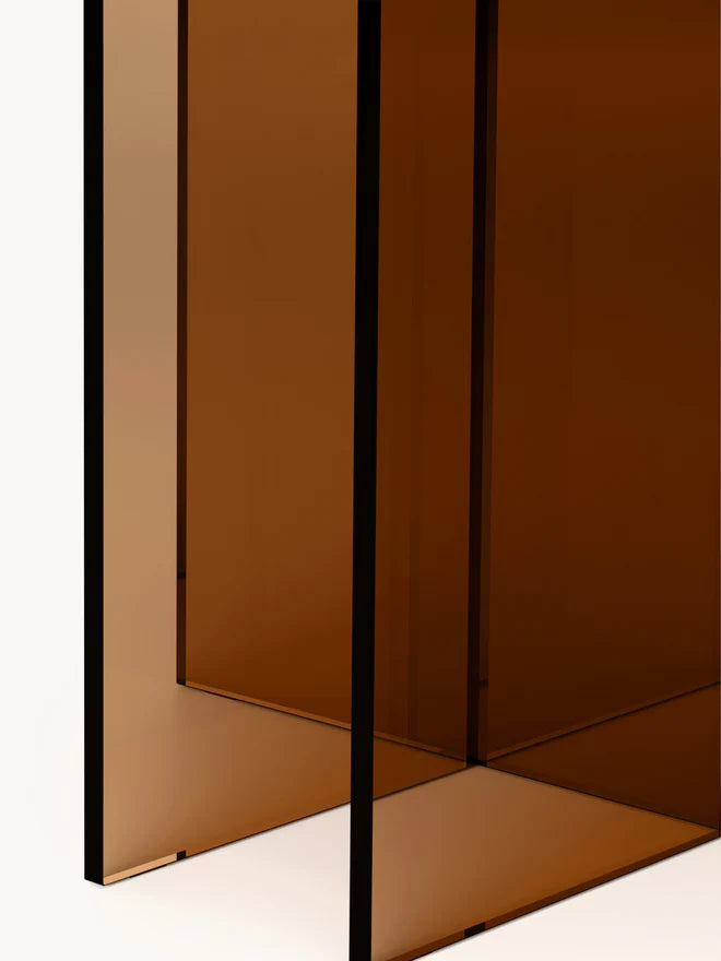 Okrągły stół do jadalni ze szkła Anouk