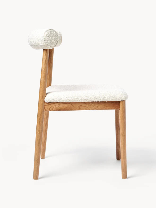 Krzesło tapicerowane Bouclé Cleo