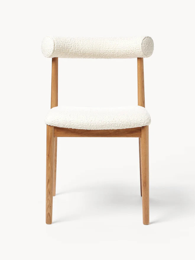 Krzesło tapicerowane Bouclé Cleo