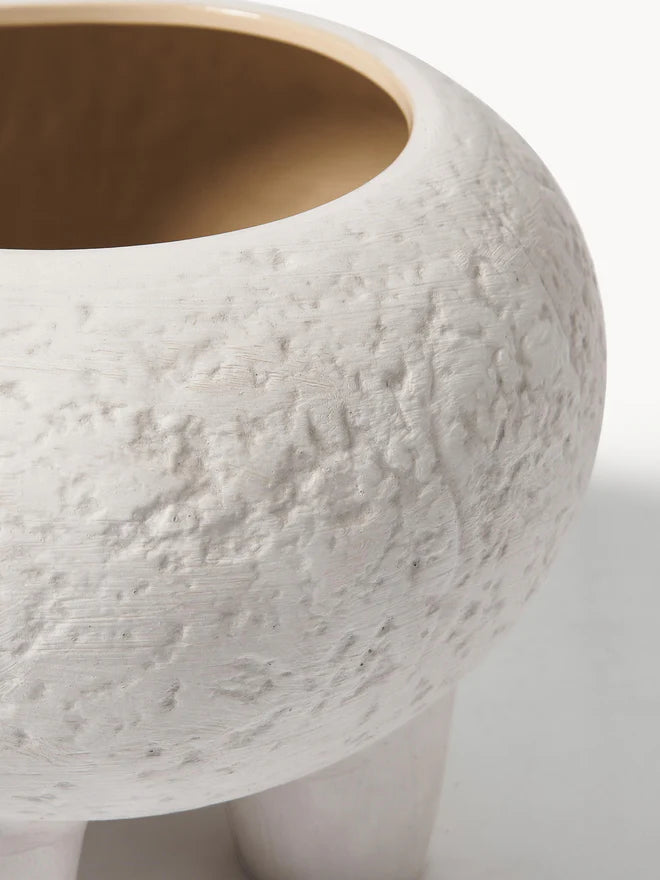 Osłonka na doniczkę z kamionki Elm, W 24 cm