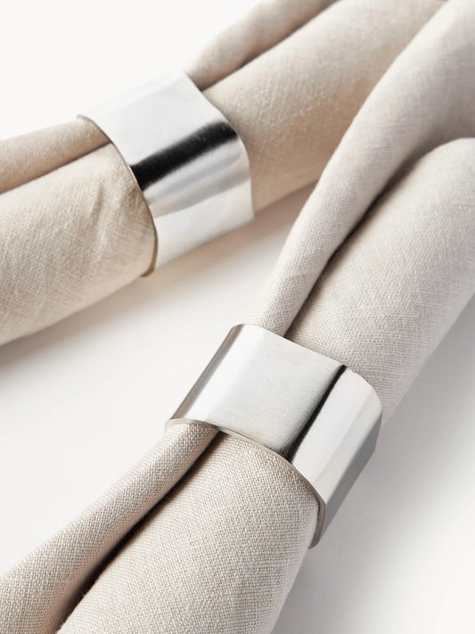 Komplet obrączek na serwetkę Cuff, 4 elem