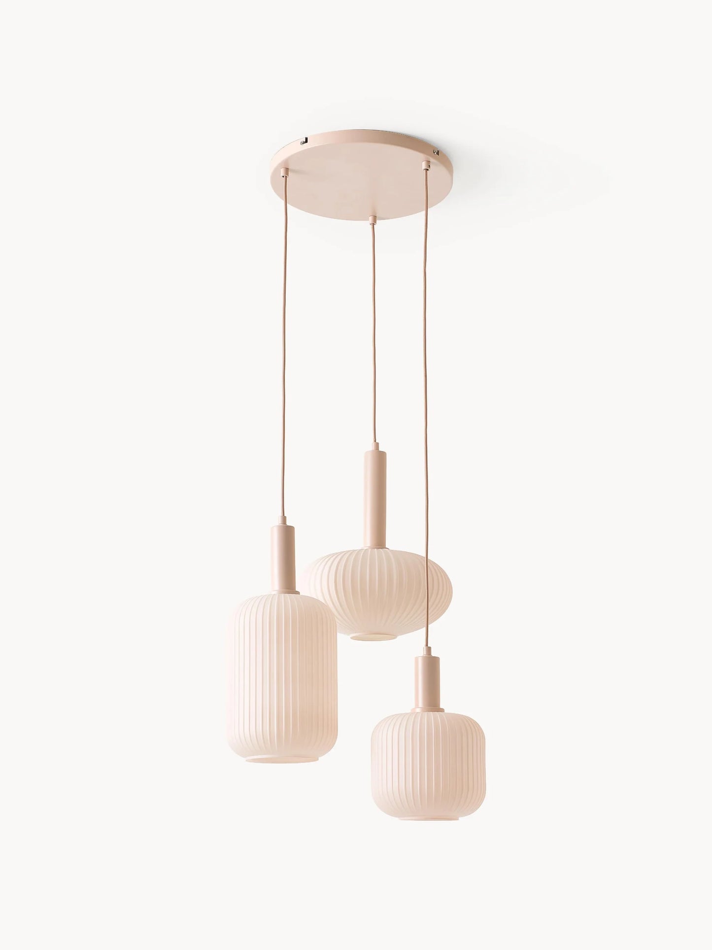 Lampa wisząca ze szkła opalowego Candela