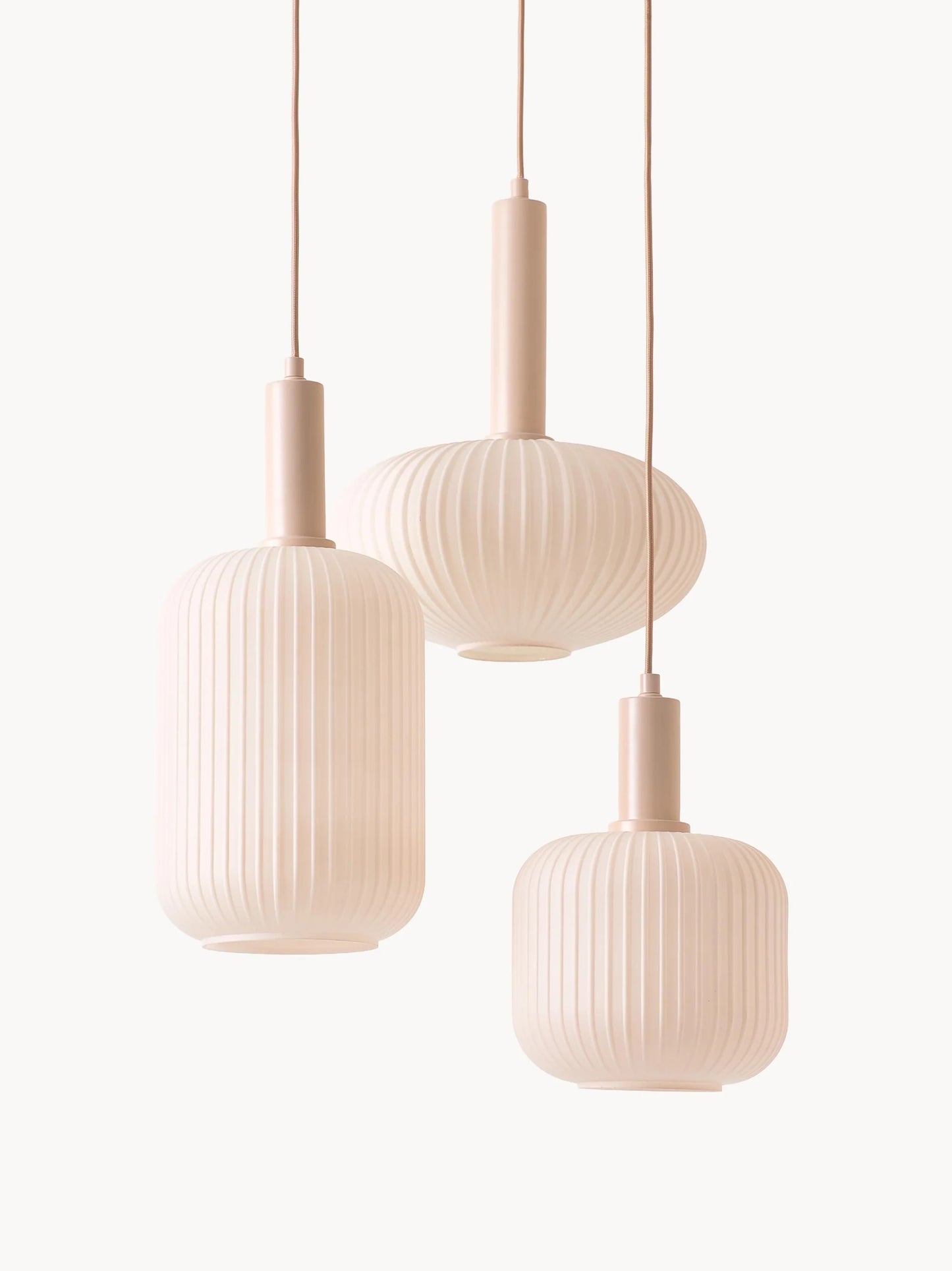 Lampa wisząca ze szkła opalowego Candela