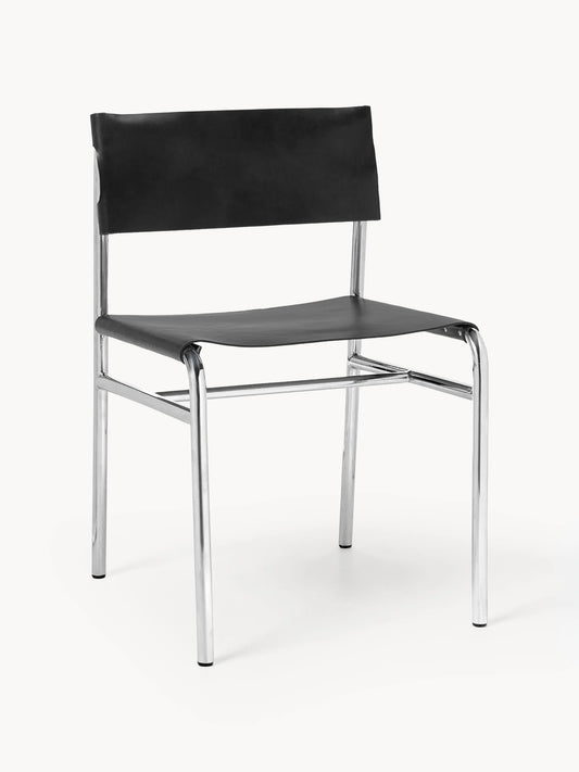 Krzesło ze skóry Jordan