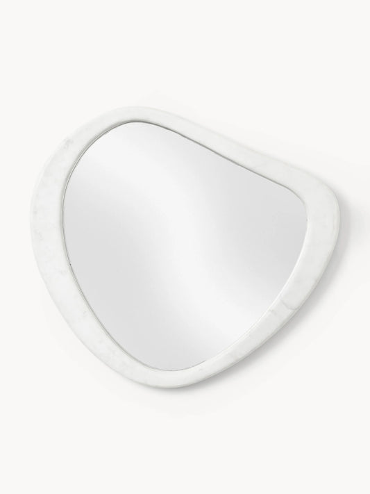 Lustro ścienne z marmurową ramą Meringue