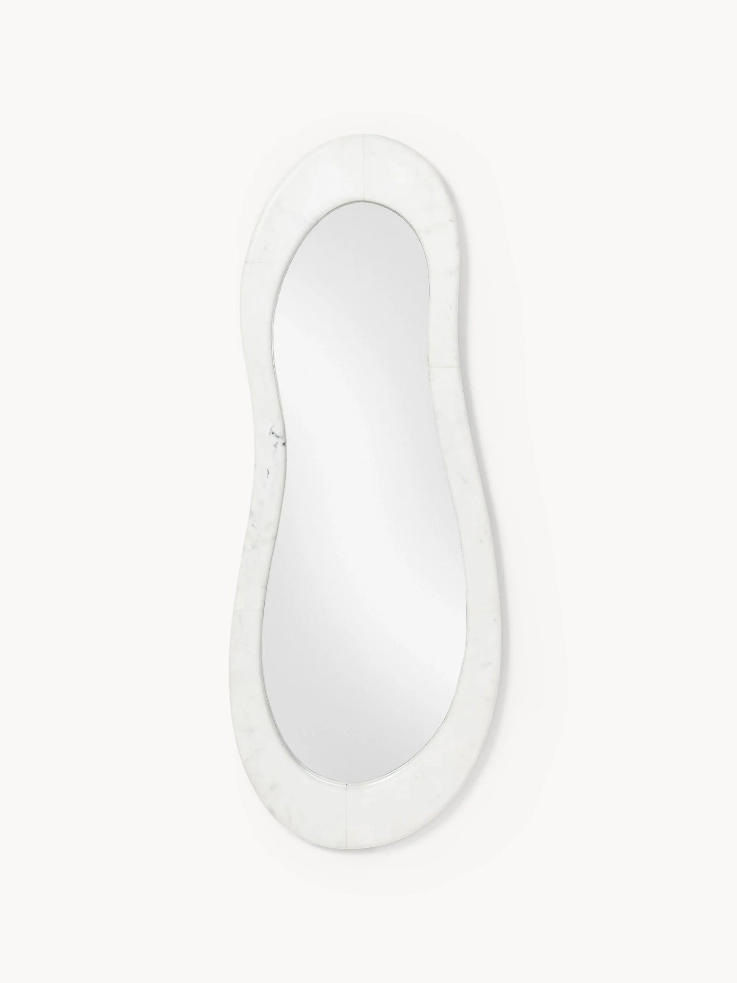 Lustro ścienne z marmurową ramą Meringue