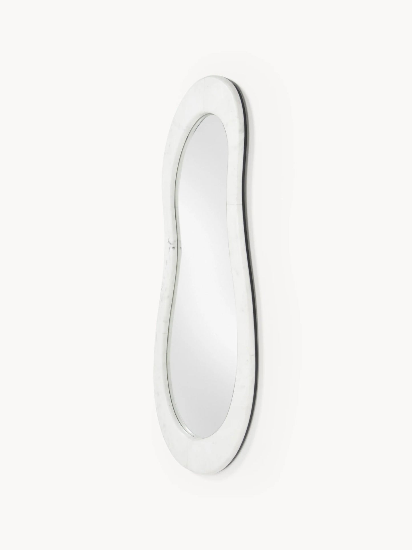 Lustro ścienne z marmurową ramą Meringue