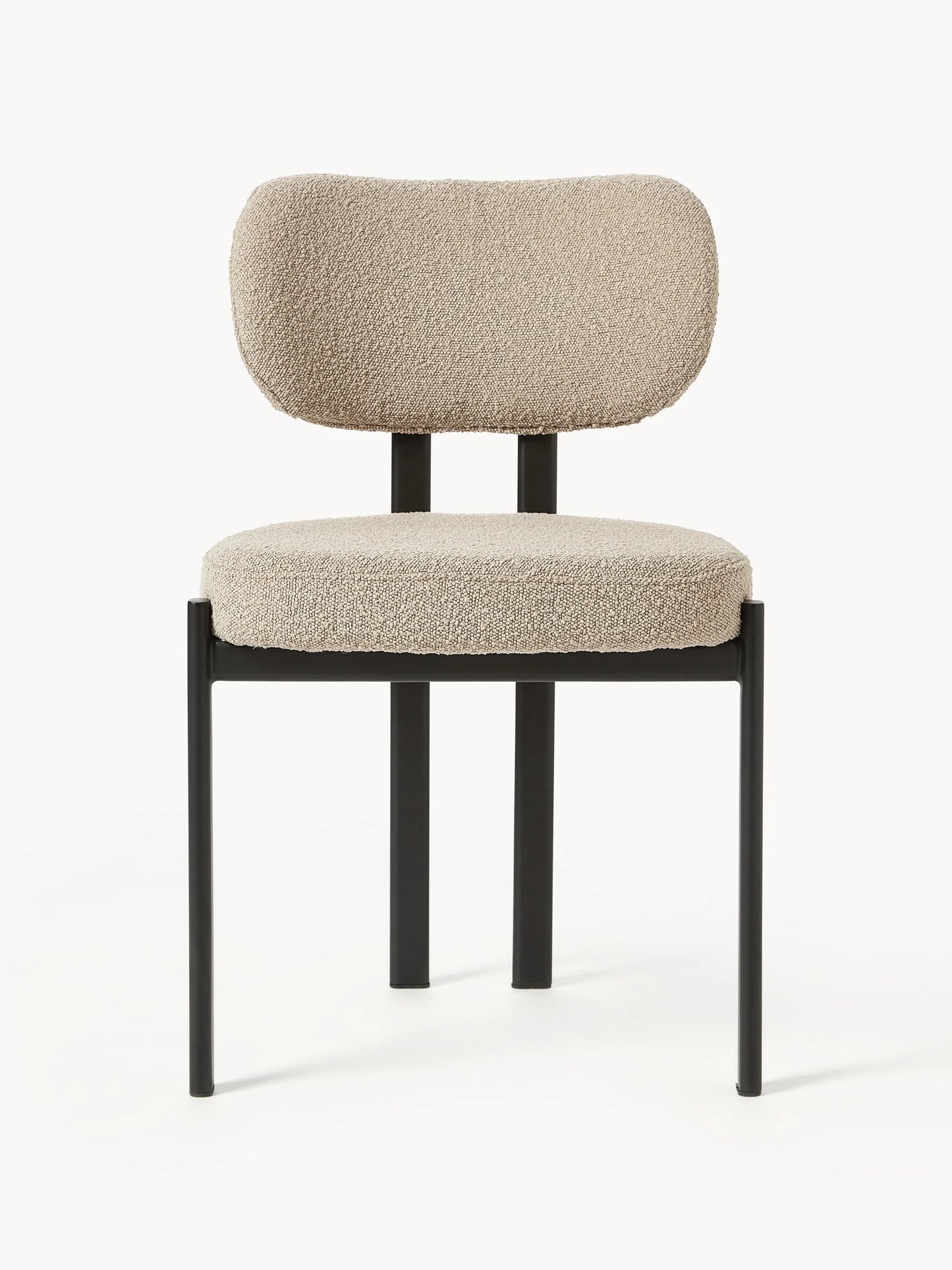 Krzesło tapicerowane Bouclé Adrien