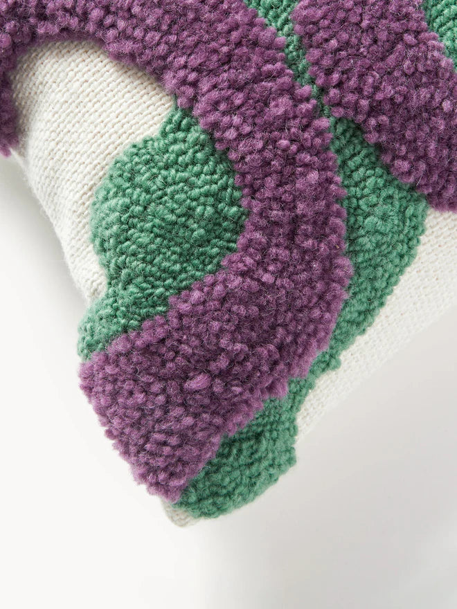 Ręcznie tuftowana poszewka na poduszkę XL Jiri