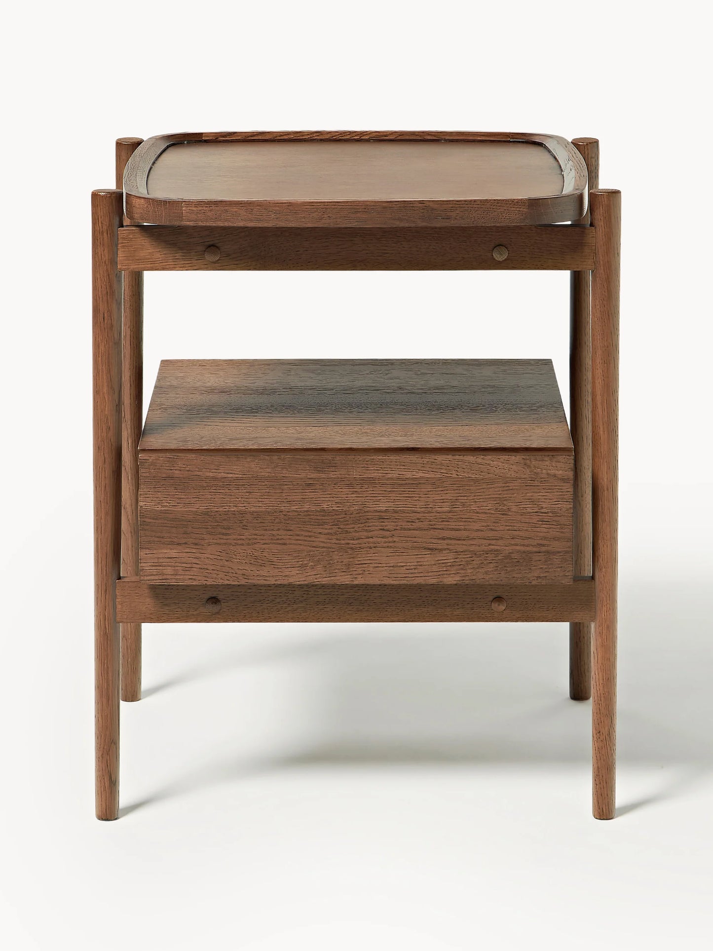 Szafka nocna z drewna dębowego Libby