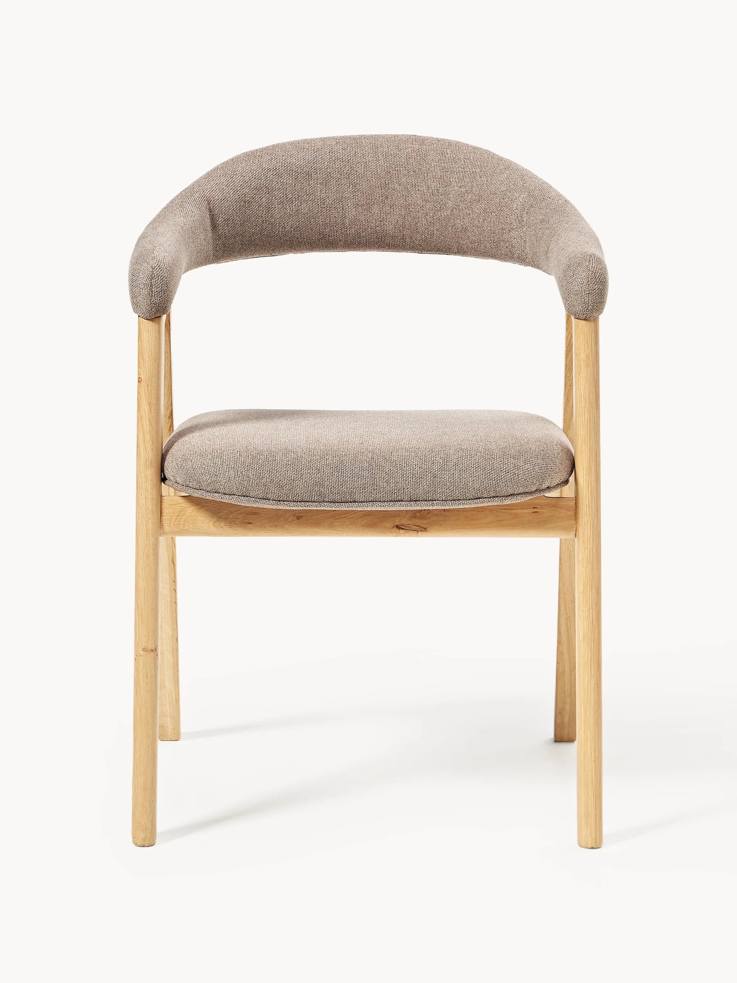 Krzesło z podłokietnikami tapicerowane Nik