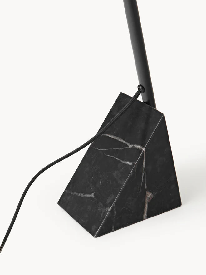 Lampa stołowa z marmurową podstawą Reyna
