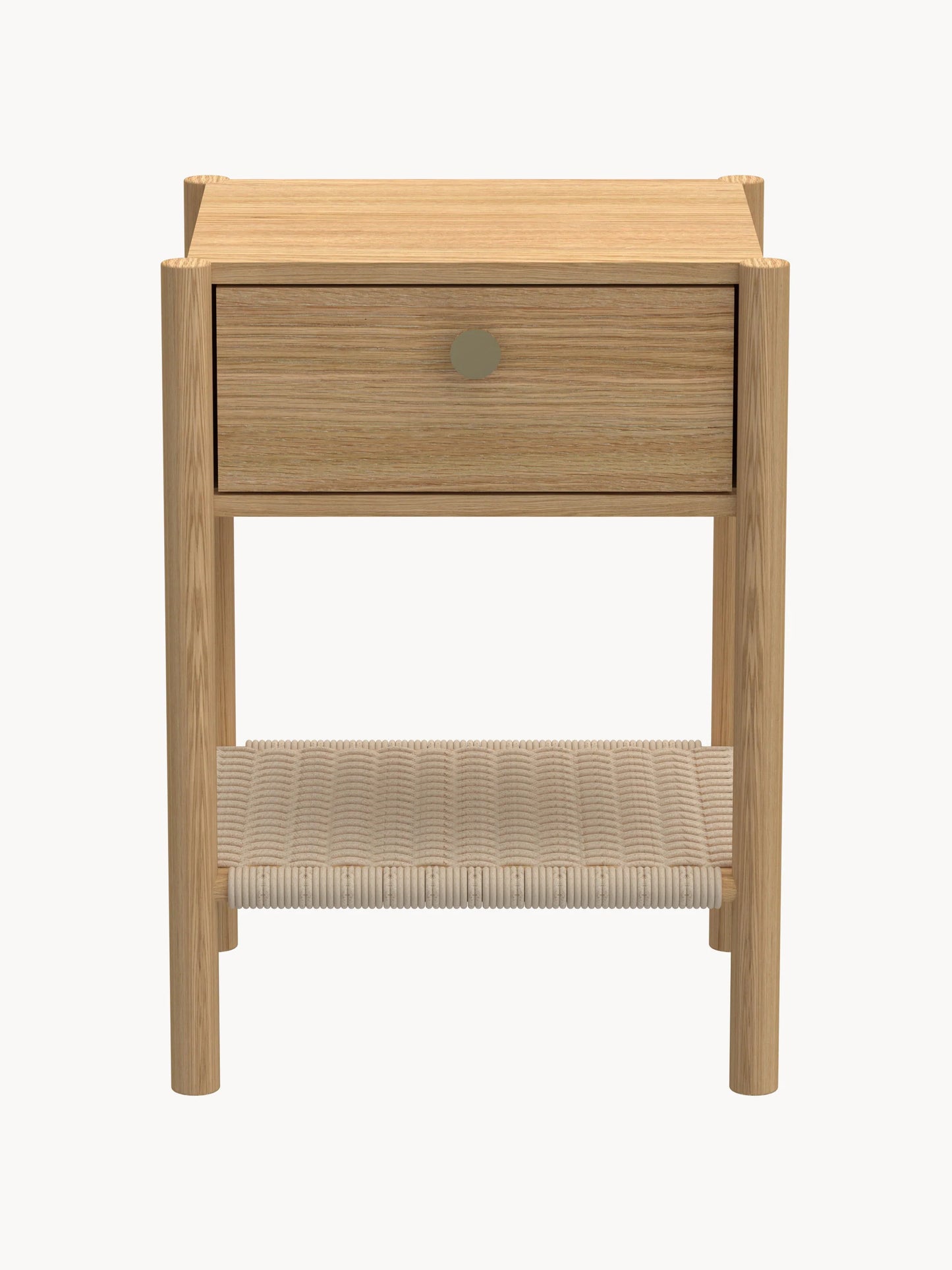 Szafka nocna z drewna Monfort