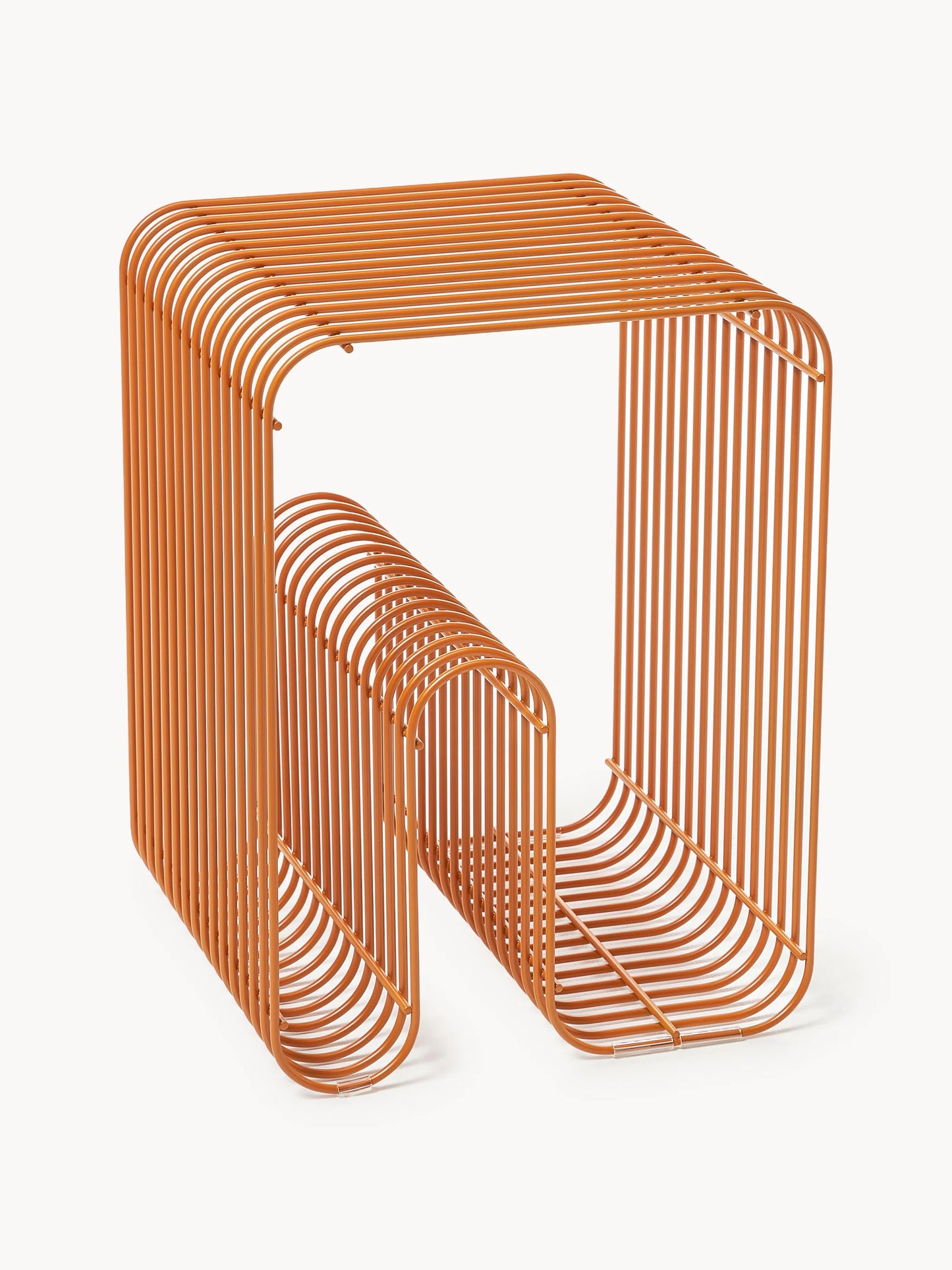 Stołek z metalu Curva