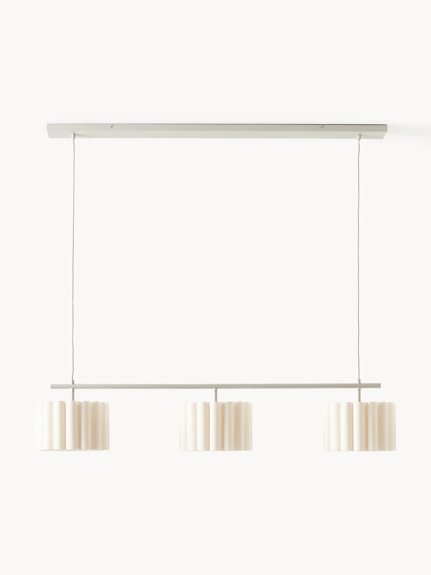 Lampa wisząca z lnu Lucina