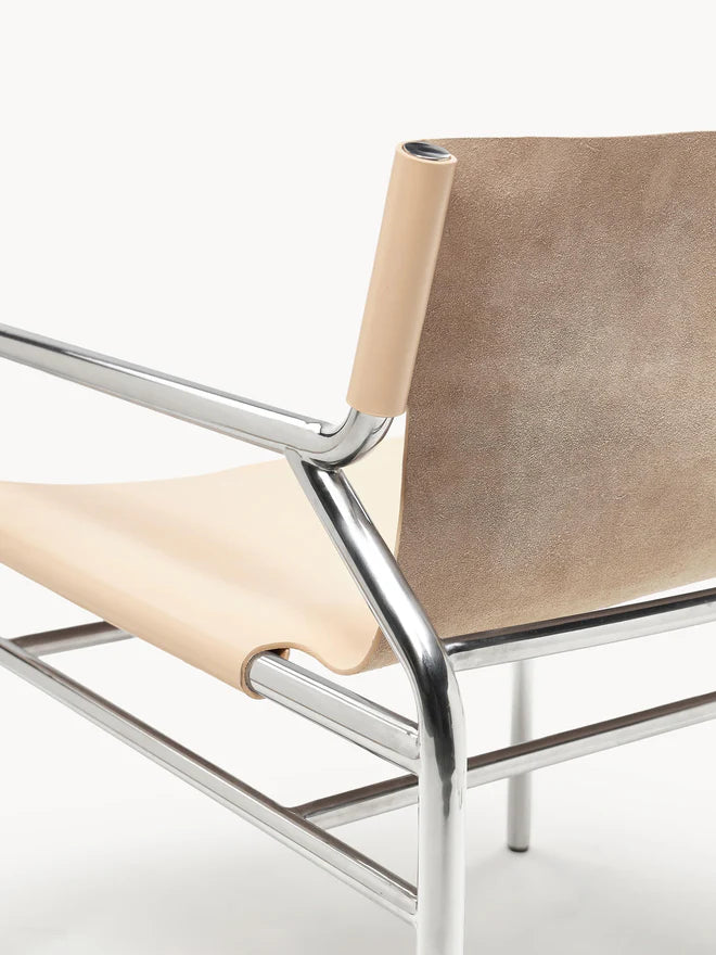 Fotel wypoczynkowy ze skóry Dion