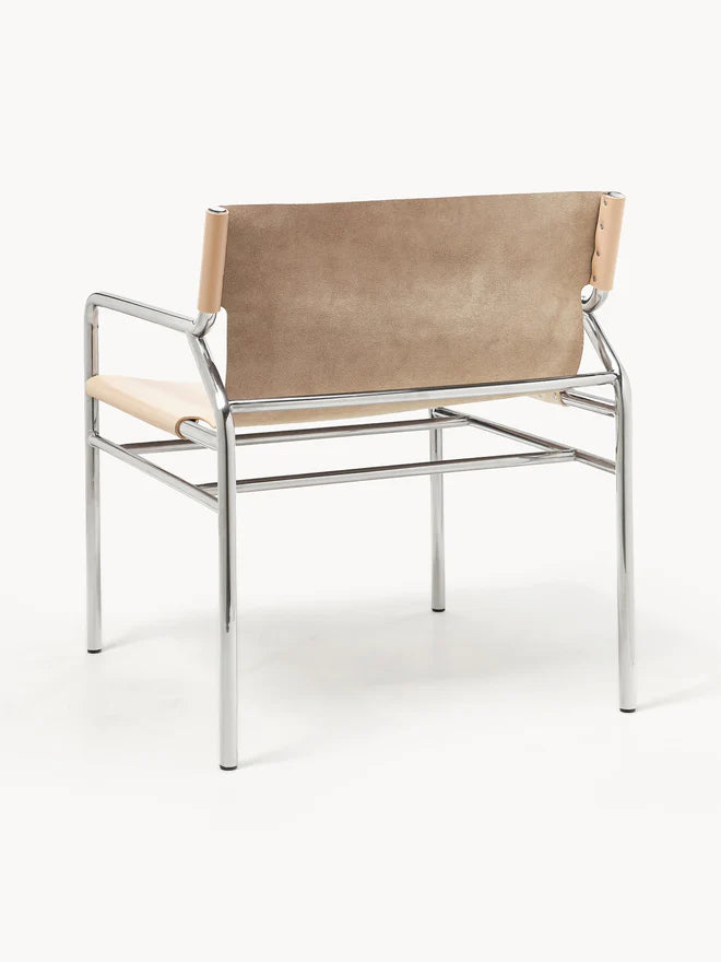 Fotel wypoczynkowy ze skóry Dion