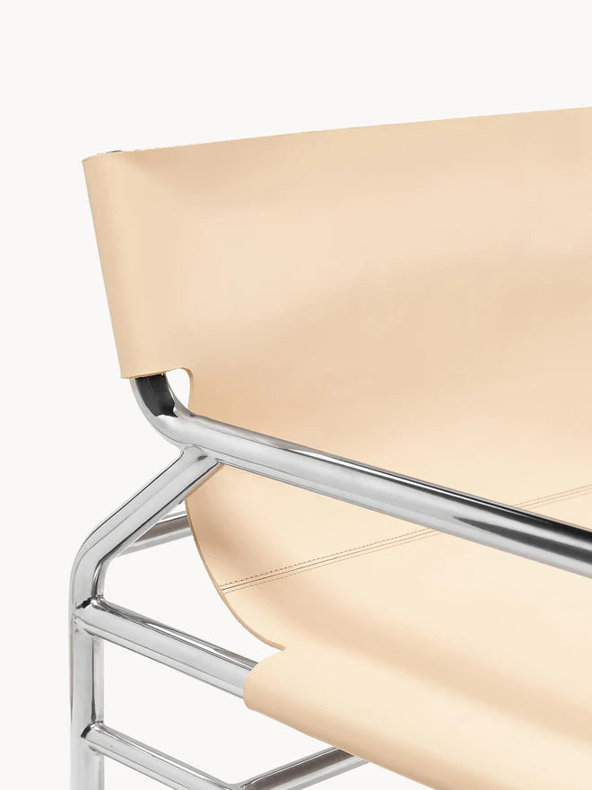 Fotel wypoczynkowy ze skóry Dion