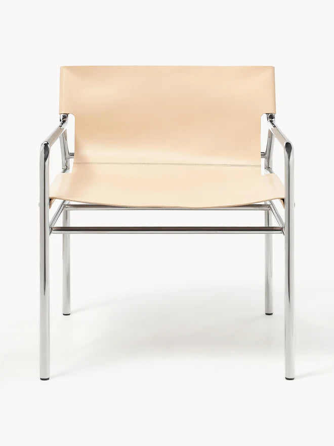 Fotel wypoczynkowy ze skóry Dion