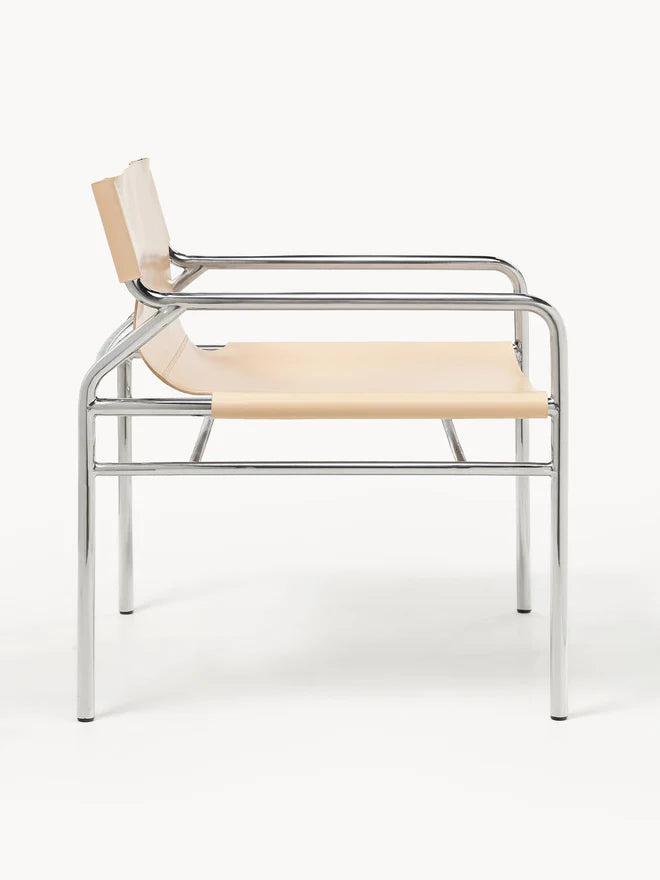 Fotel wypoczynkowy ze skóry Dion