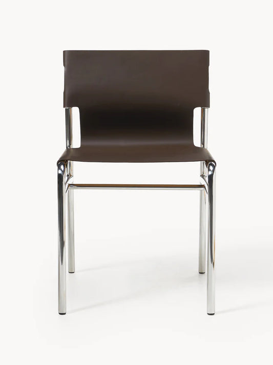 Krzesło ze skóry Jordan