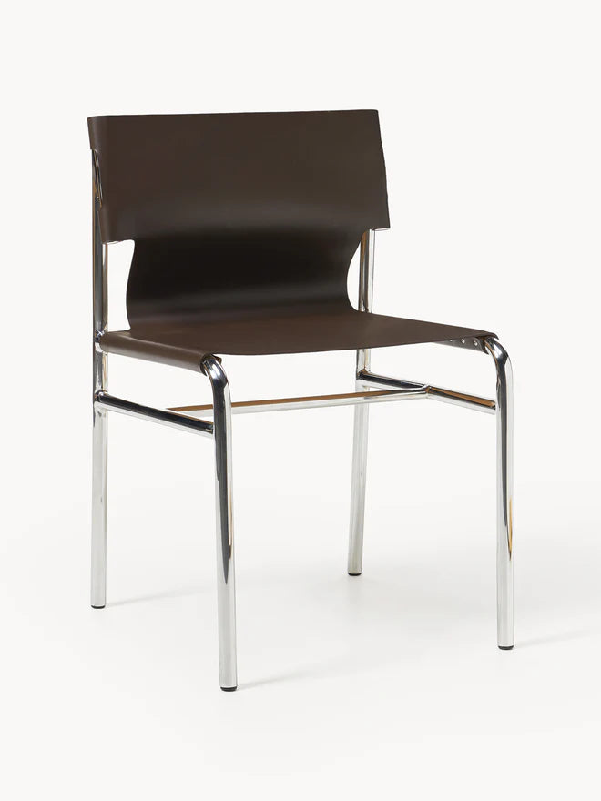 Krzesło ze skóry Jordan