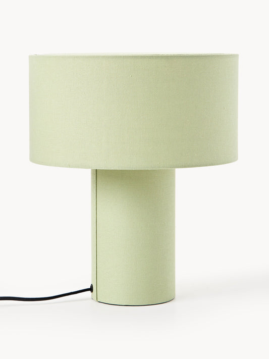 Lampa stołowa z lnu Ron