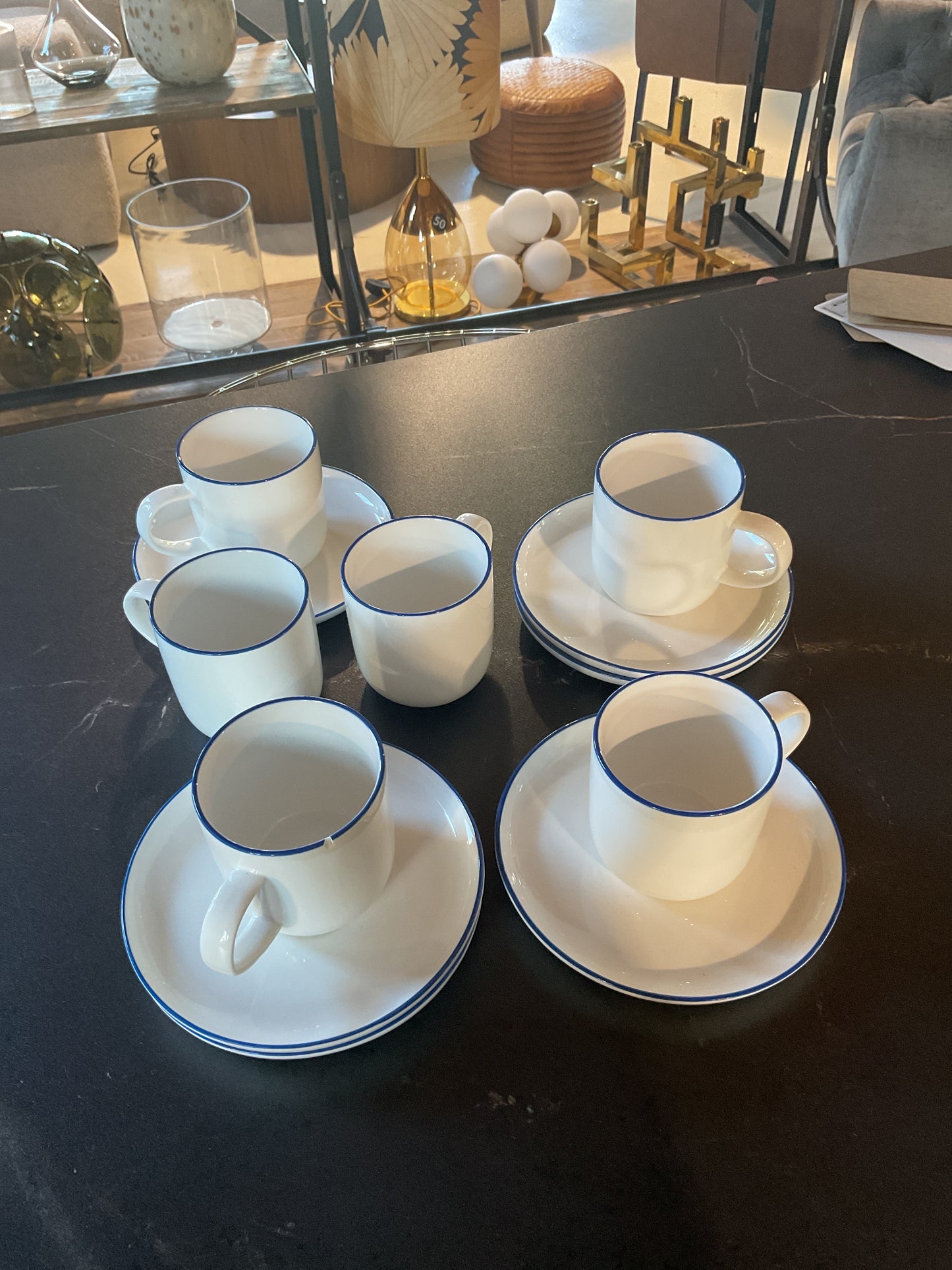 Filiżanka do espresso ze spodkiem Facile, 6szt