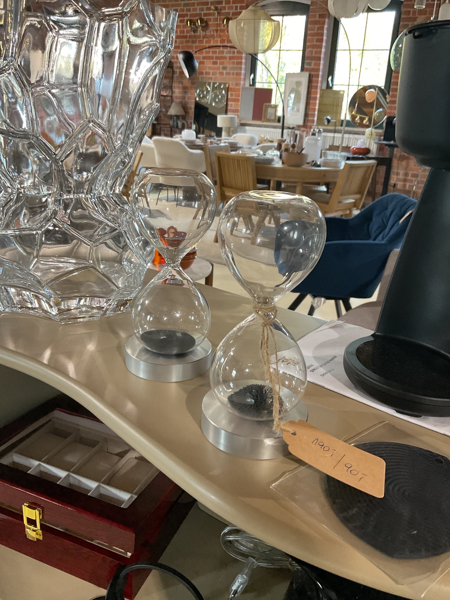 Klepsydra ze szkła Ball