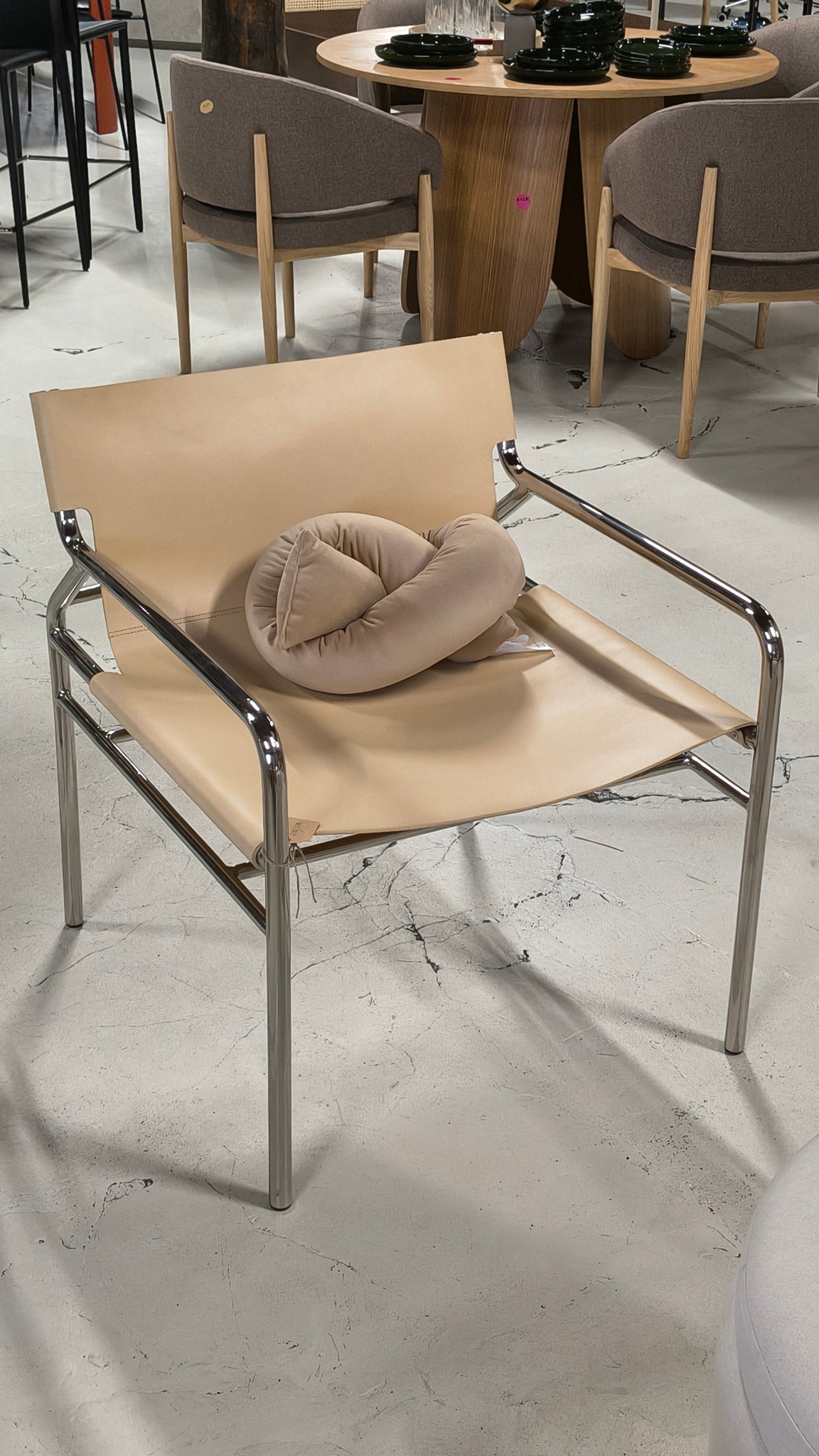 Fotel wypoczynkowy ze skóry Dion