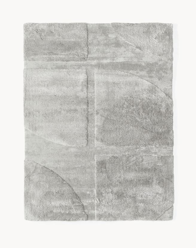 Puszysty dywan z długim włosiem z wypukłą strukturą Jade