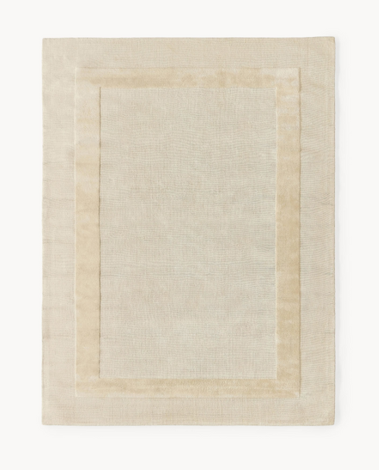 Ręcznie tkany dywan z bawełny z wypukłą strukturą Dania