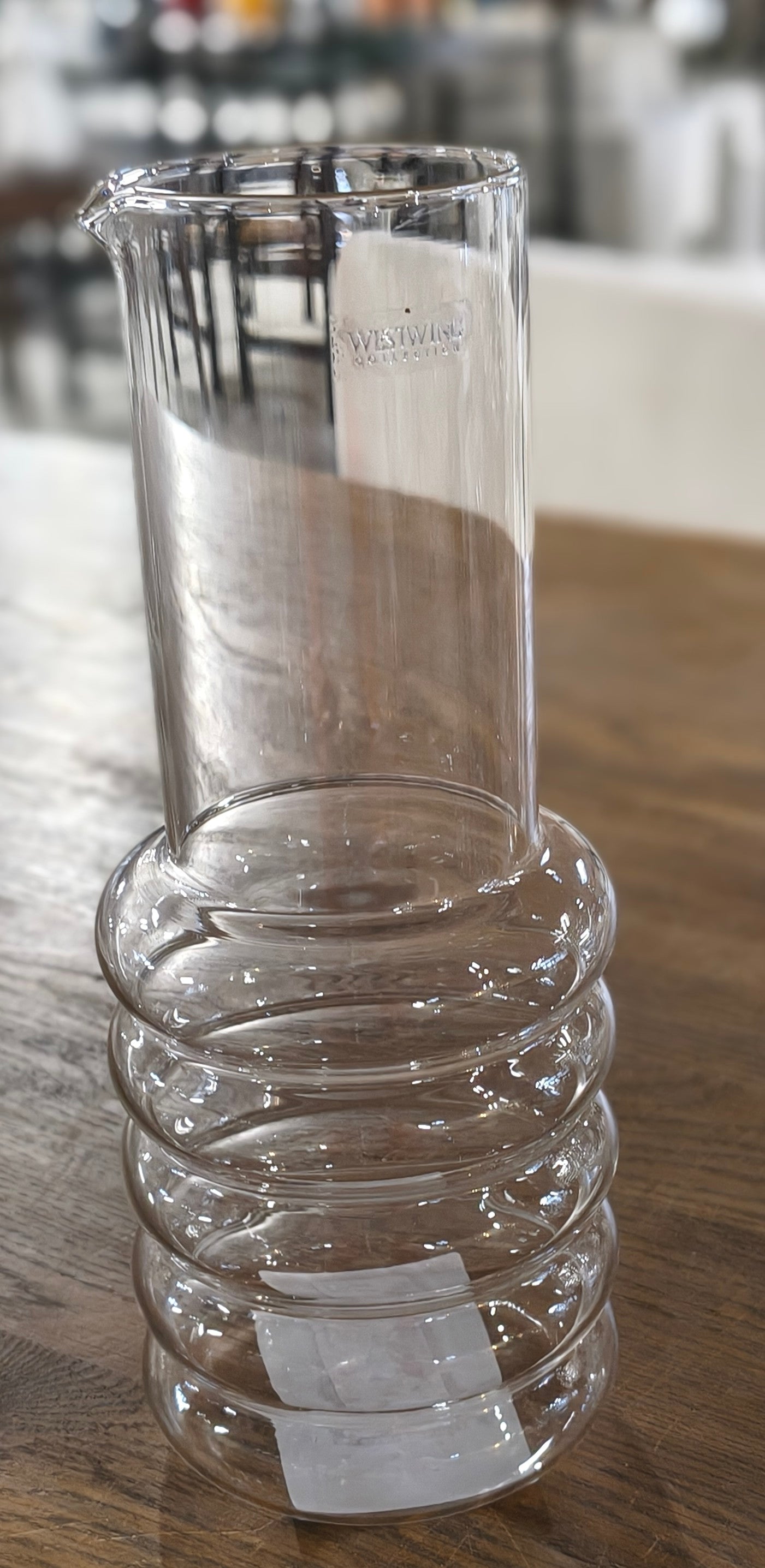 Karafka ze szkła dmuchanego Bubbly, 1,1 l