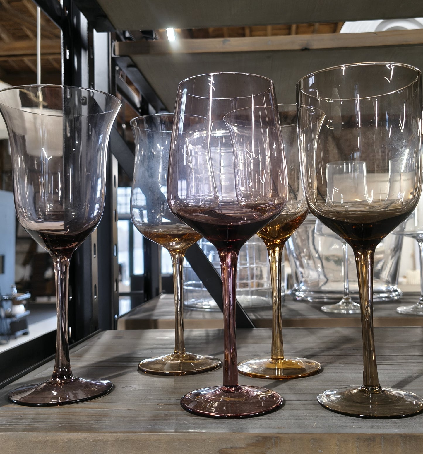 Komplet kieliszków do wina ze szkła dmuchanego Desigual, 5 elem