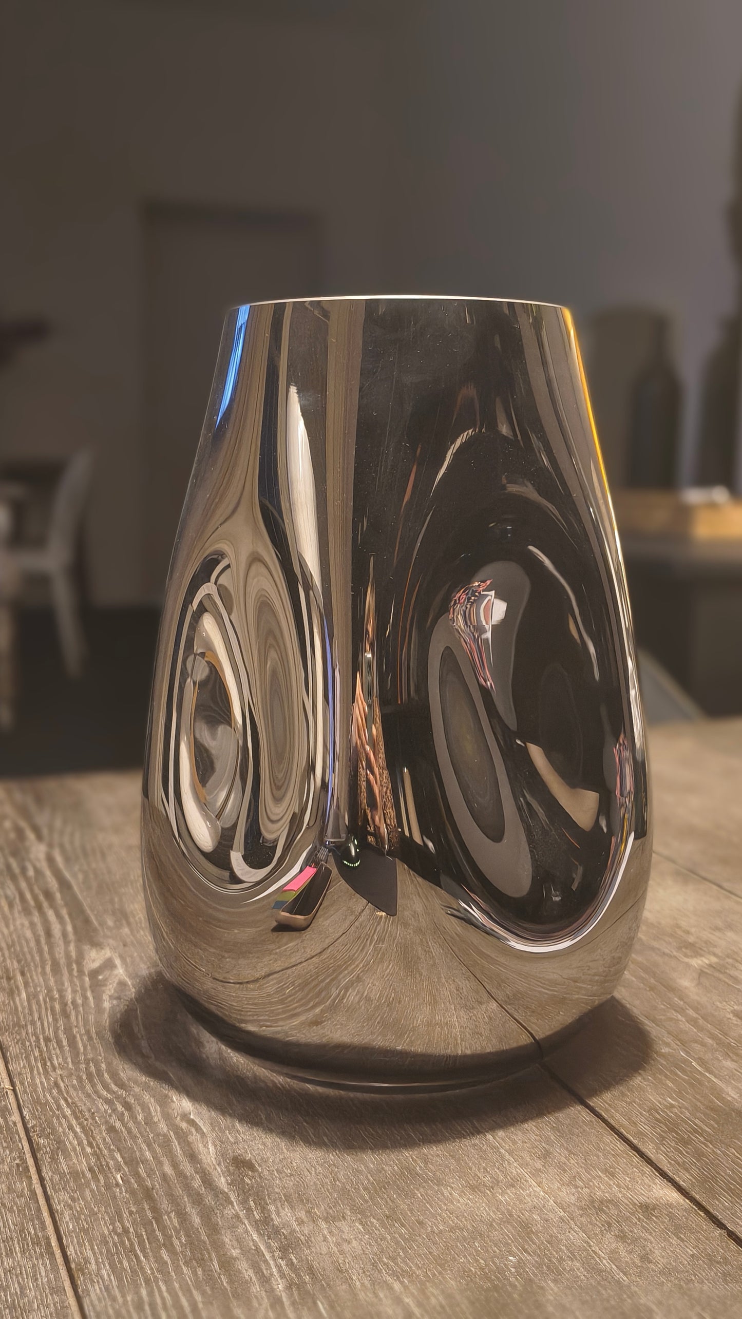 Wazon ze szkła dmuchanego Mirror, W 26 cm